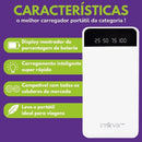 Carregador Portátil Power Bank 30000mah Carga Rápida Sem Fio