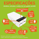 Carregador Portátil Power Bank 30000mah Carga Rápida Sem Fio
